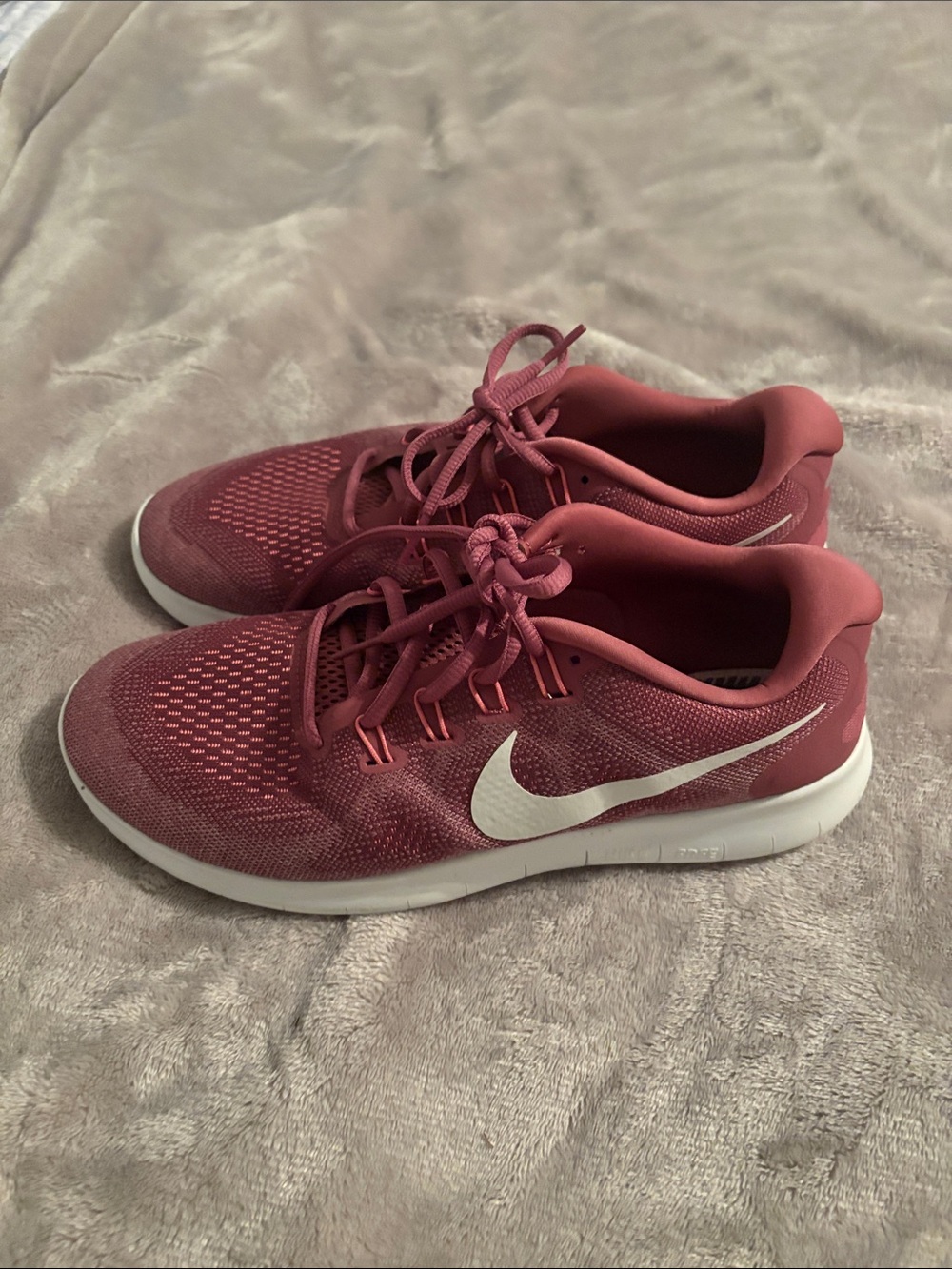 Nike Athletic Sneakers in Burgundy - Picture 2 of 5